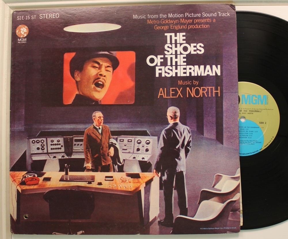 Alex North Lp The Shoes Of The Fisherman On Mgm – Vg++/ Vg++