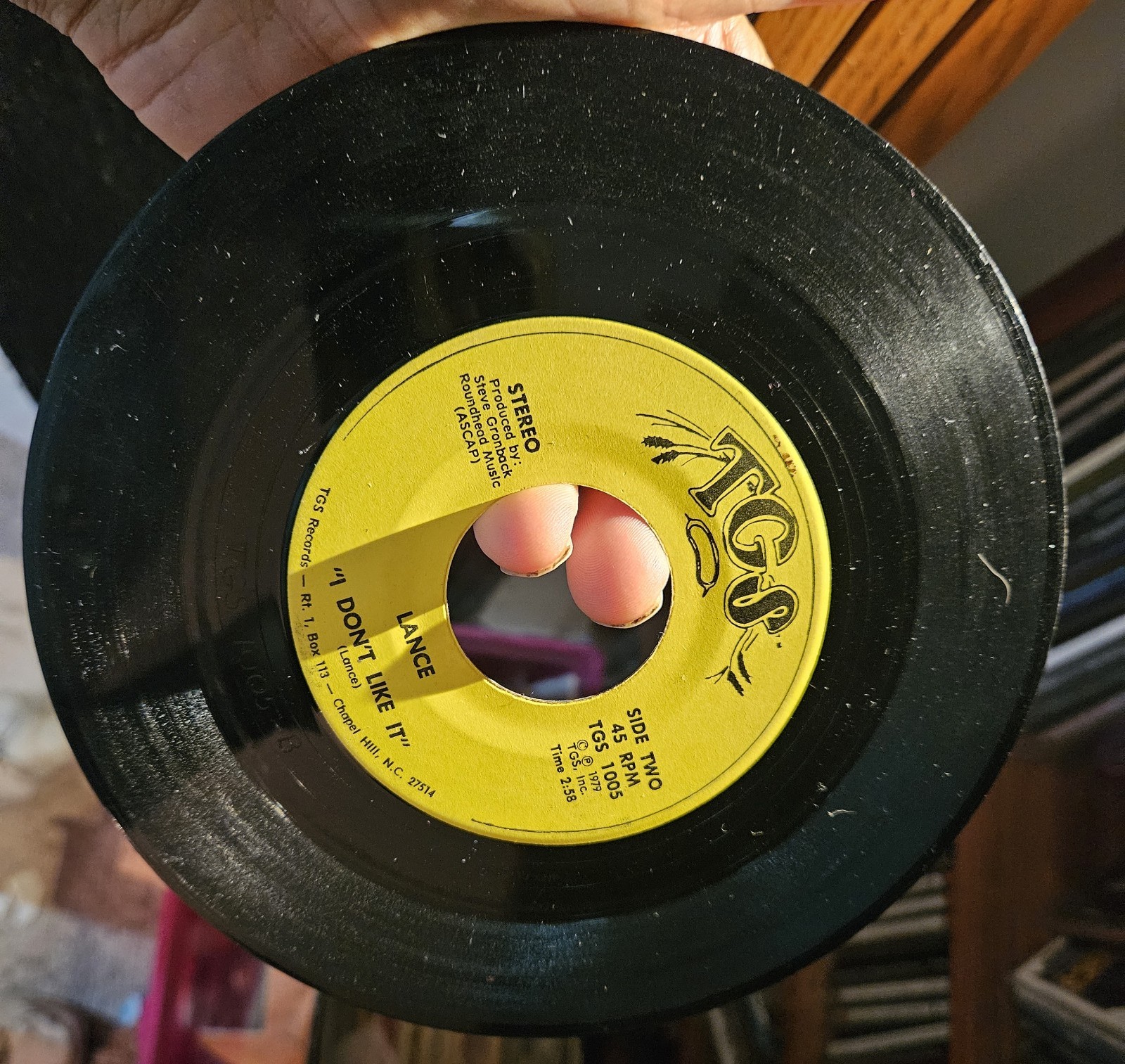 1979 45 Record GARAGE PSYC Grail HARD ROCK Lance RAGE I DONT LIKE IT VG++ Hear!