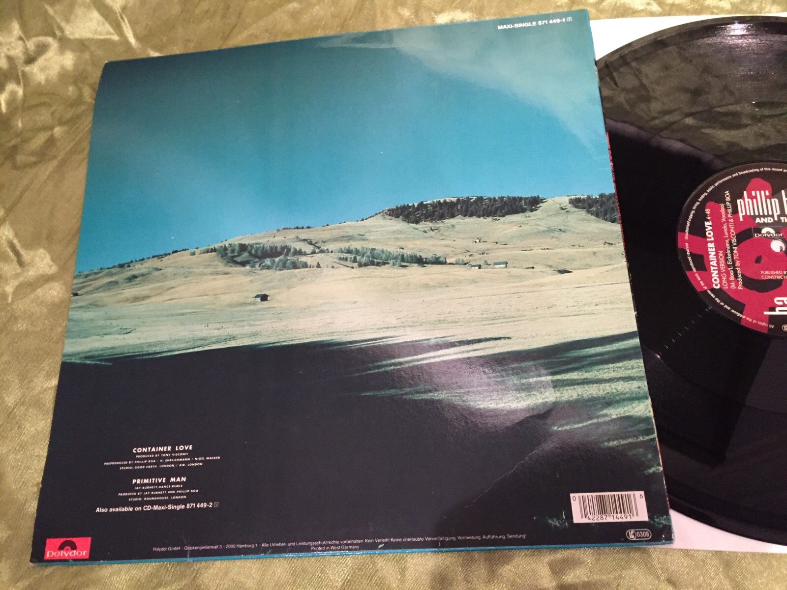 PHILLIP BOA & THE VOODOO CLUB Container Love POLYDOR 1989 12″ MAXI NEAR MINT