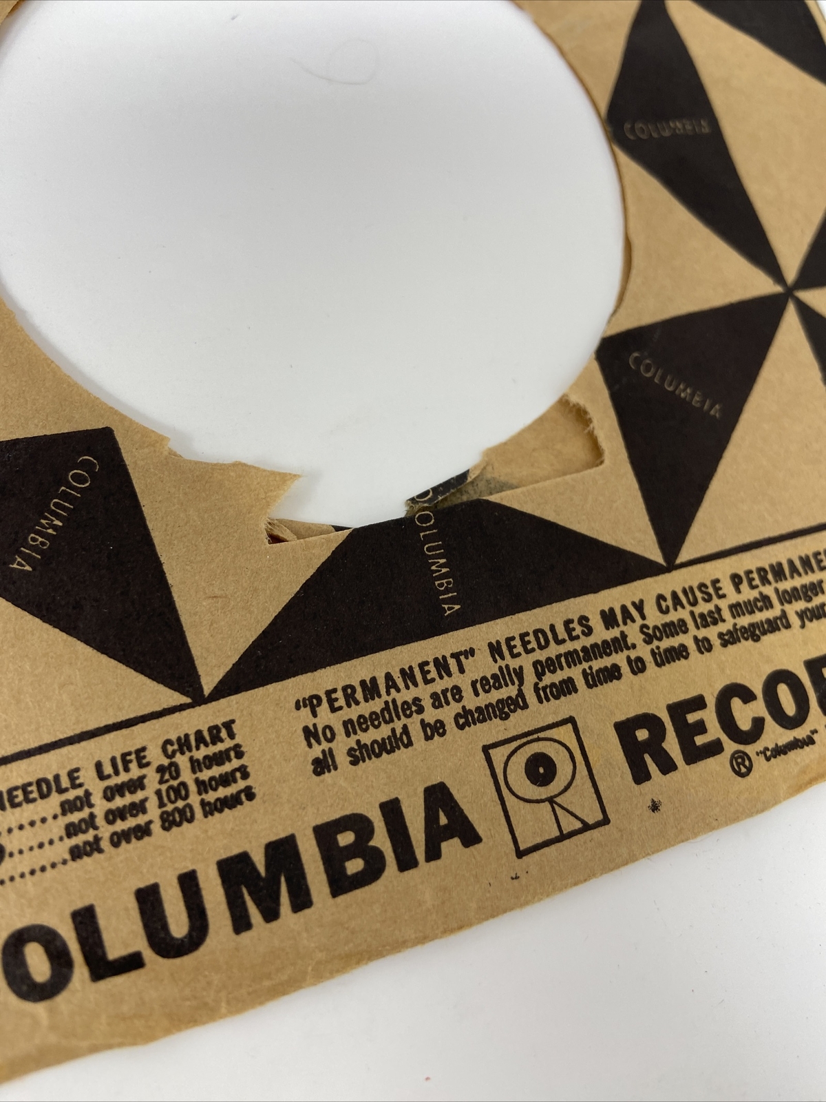 10 Columbia Records 7″ 45 RPM Company Paper Sleeve Only NO RECORD Mixed Styles