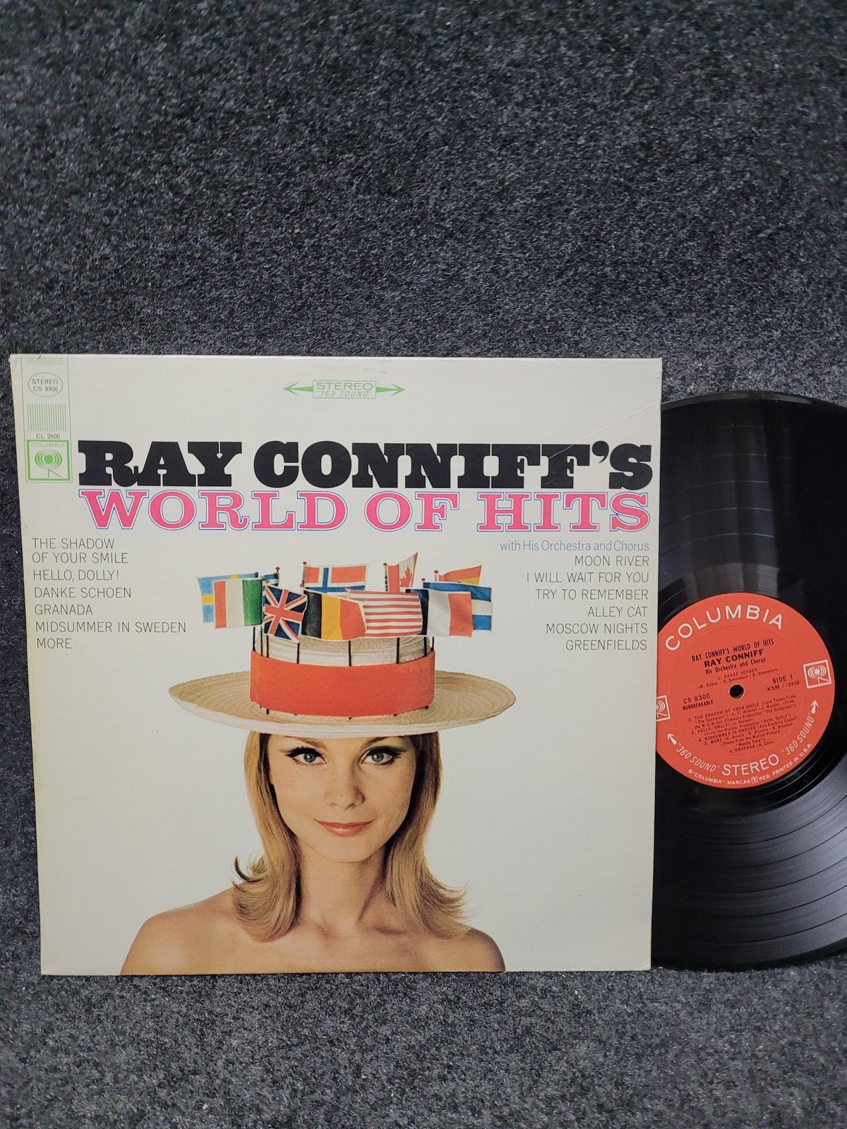 Vintage Ray Conniff World of Hits Vinyl LP Columbia CS 9300 360 Sound Stereo USA