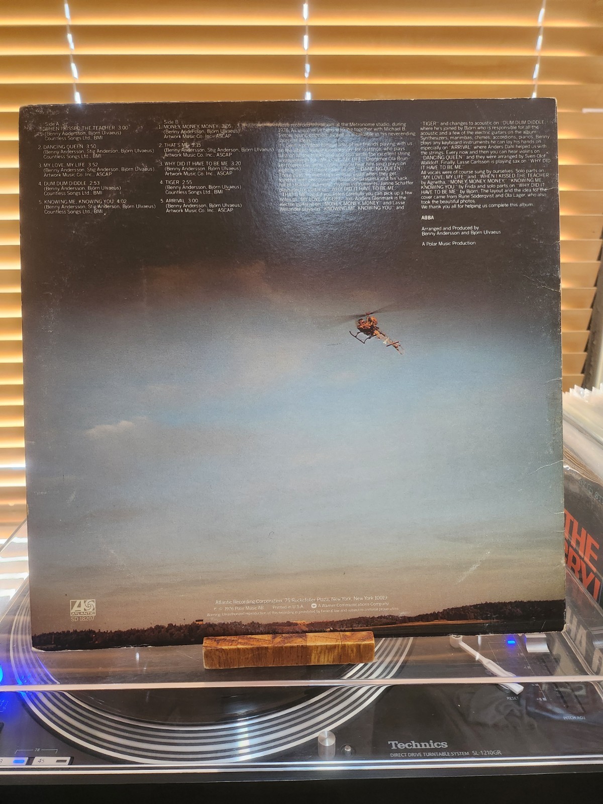 Abba, Arrival, 1977 Atlantic Stereo, SD-18207, VG+/VG