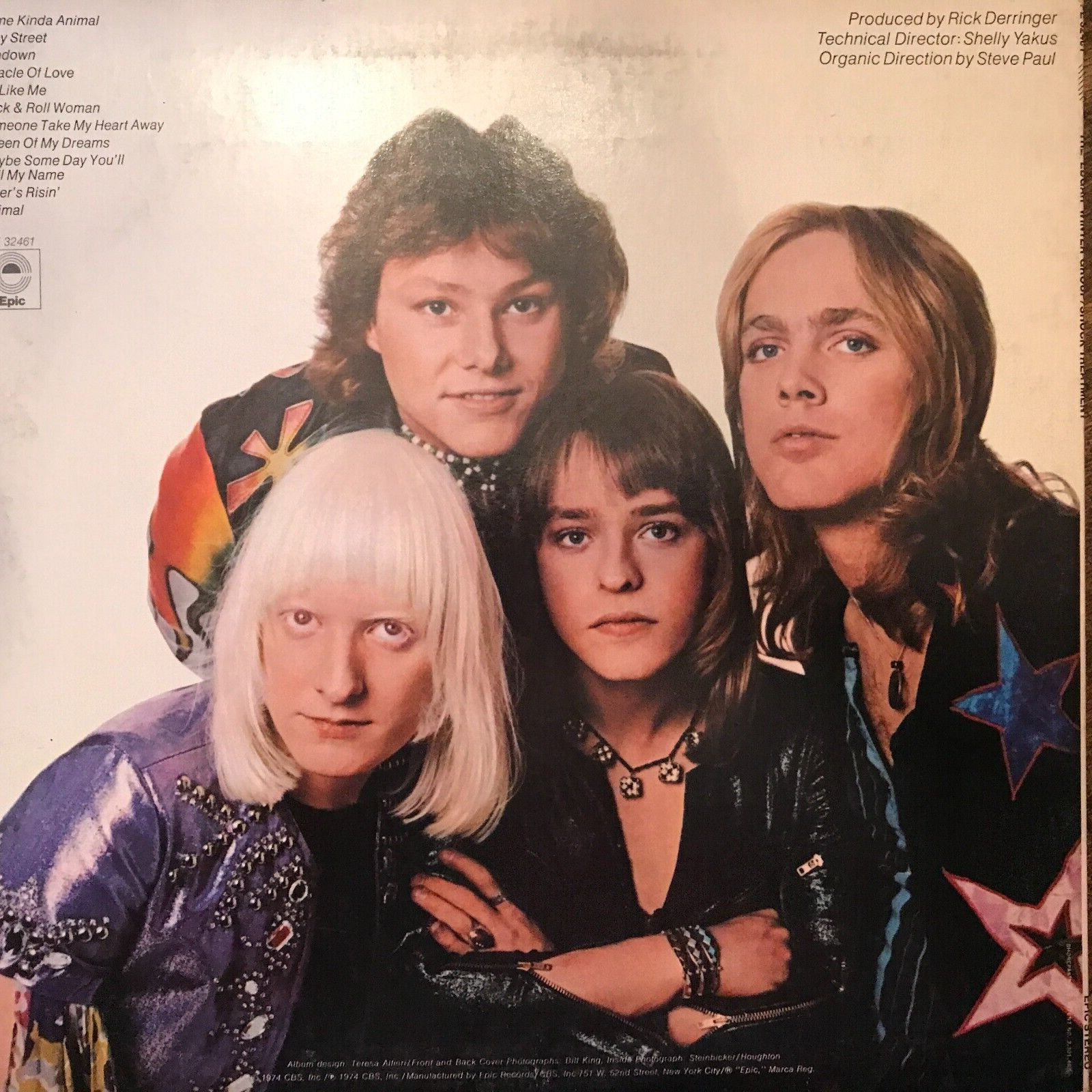 The Edgar Winter Group Shock Treatment Epic 1974 PE 32461 Rock LP VG++ VINYL
