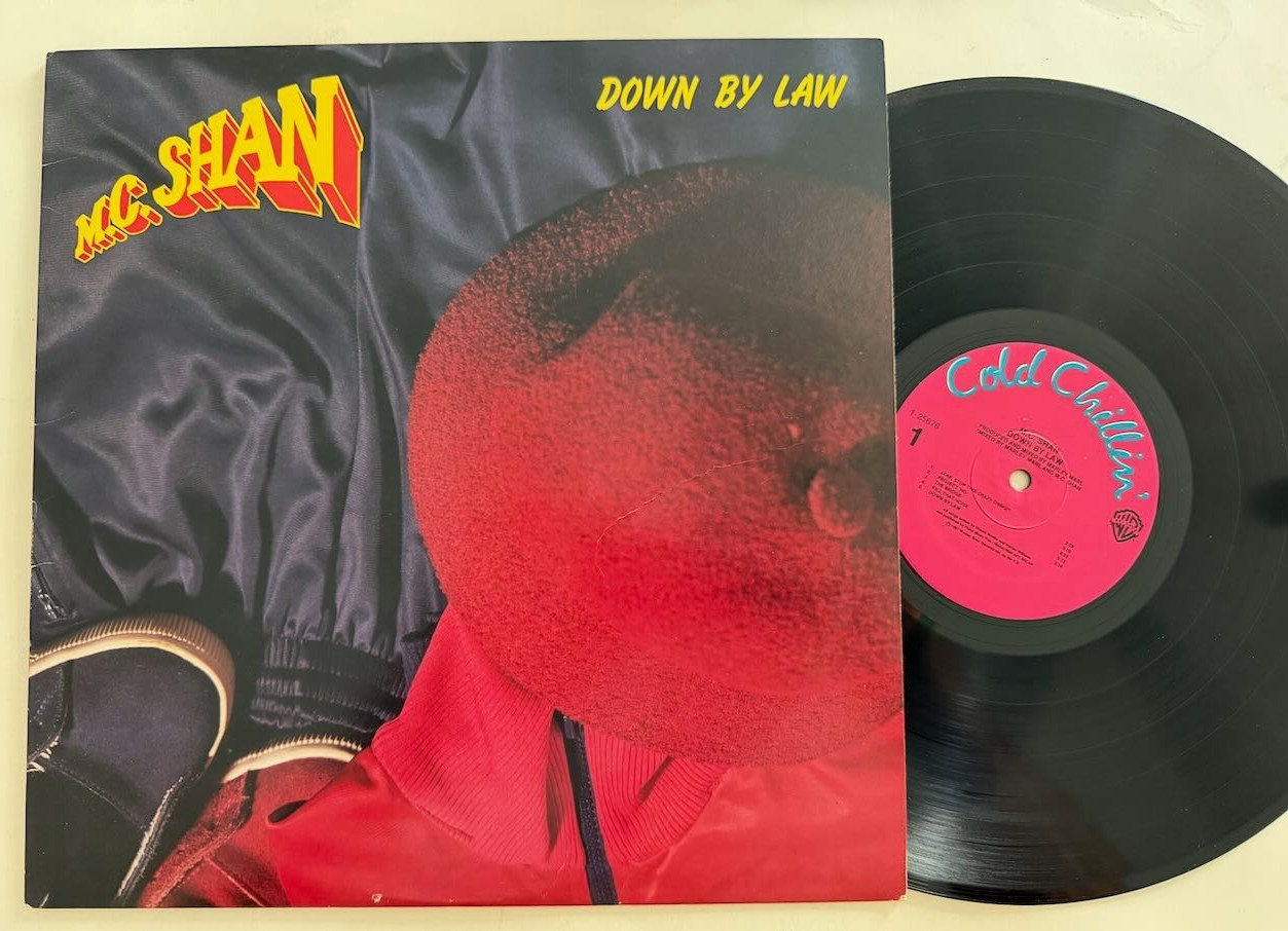 M.C. Shan LP “Down By The Law” Original 1987 ~ Cold Chillin’ Hip Hop VG++