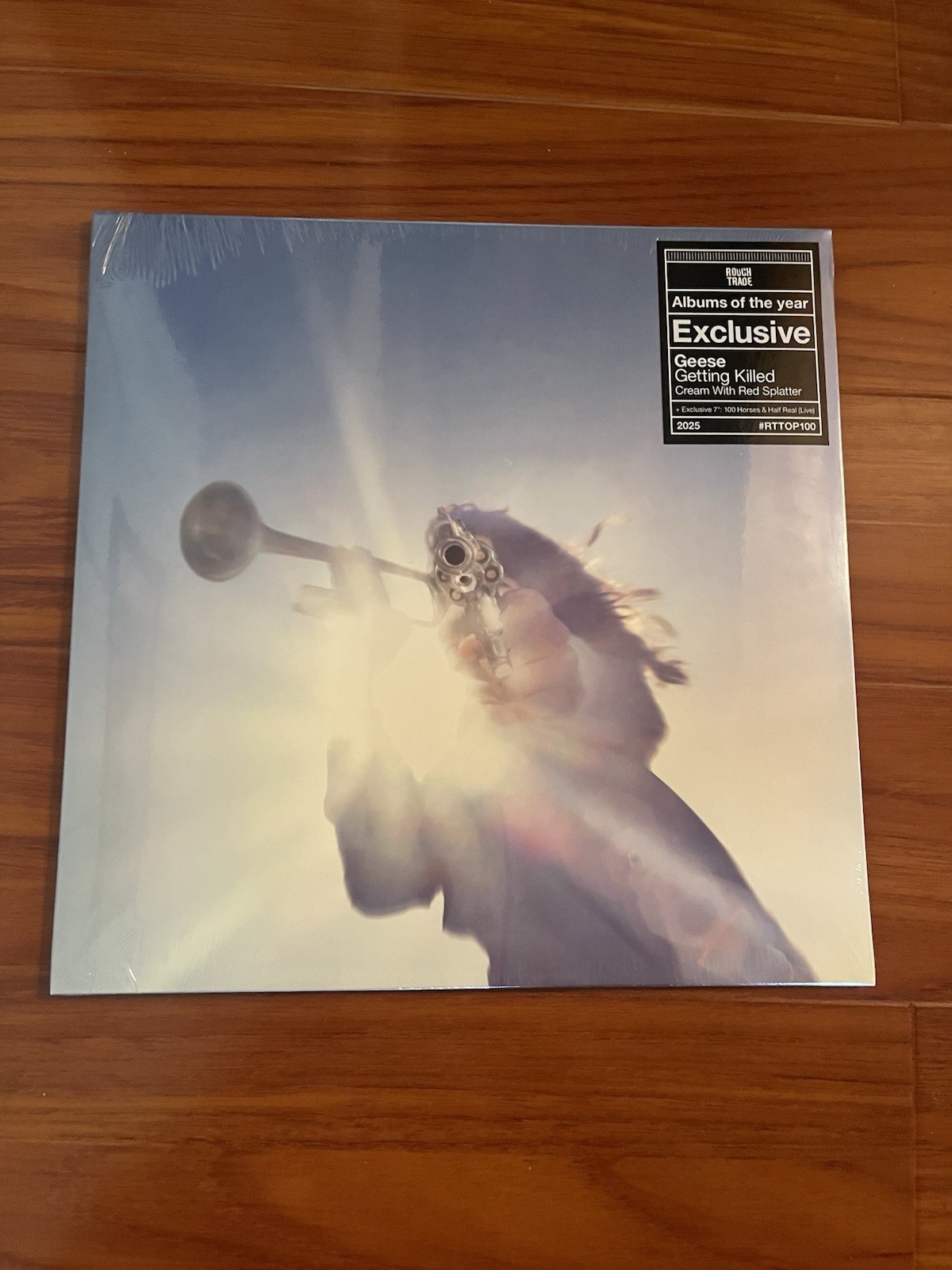 Geese Getting Killed Vinyl Cream Red Splatter Rough Trade Exclusive 7″ SEALED