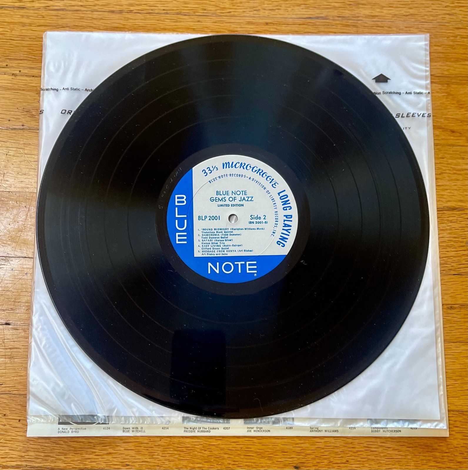 Original 1964 Various Artists “Gems of Jazz Limited Edition” LP – BLP 2001