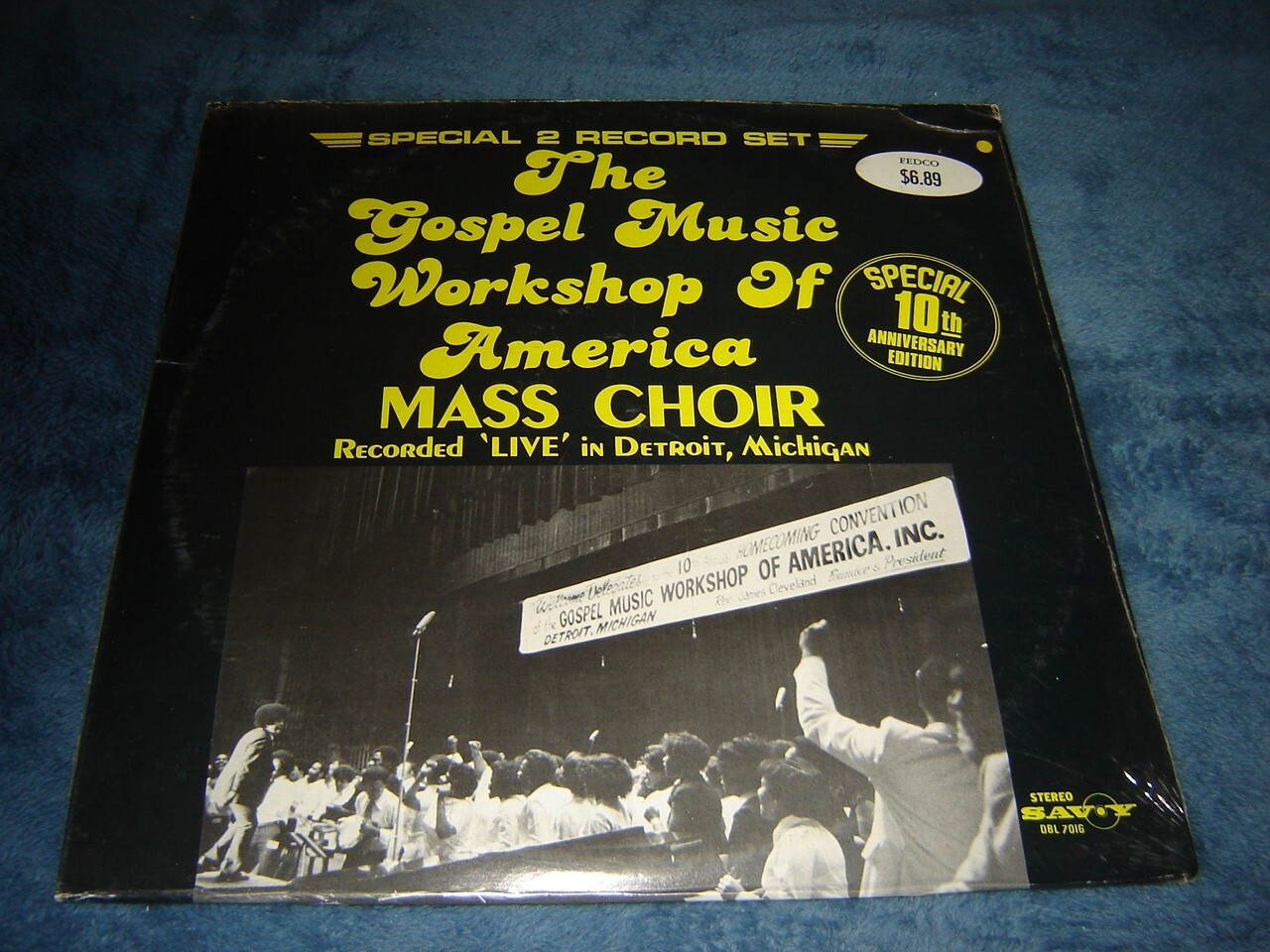 Gospel Music Workshop of America Mass Choir – Live In Detroit 2LP SEALED Savoy