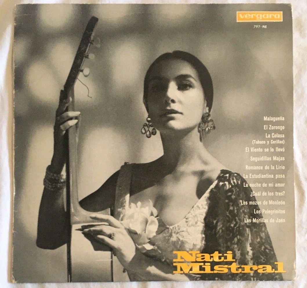 Nati Mistral RARE NM Spanish Folk Female Vocal Singer SPAIN 60’s 1960s