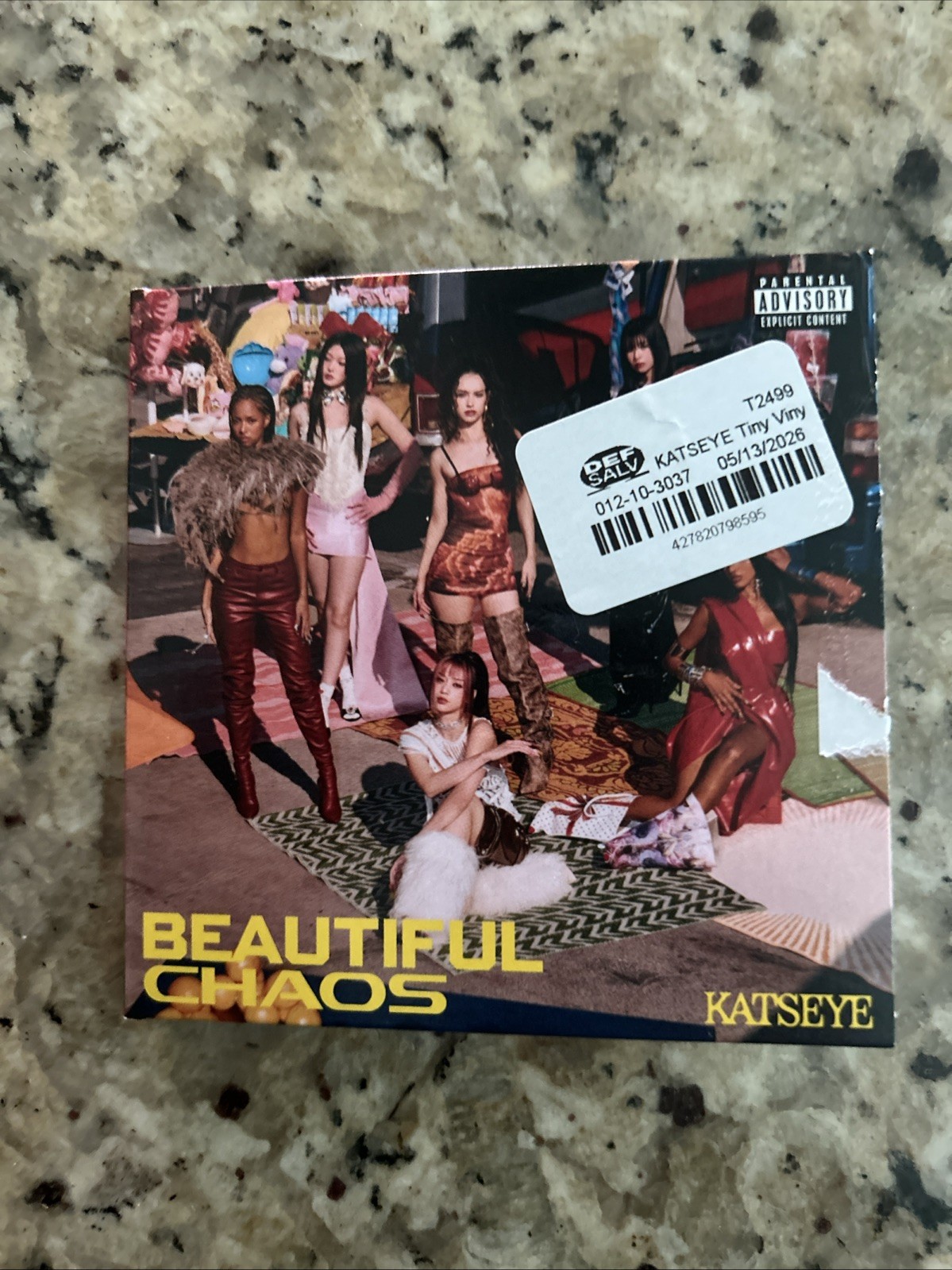 KATSEYE Beautiful Chaos Vinyl Record HYBE x Geffen 33 RPM Used