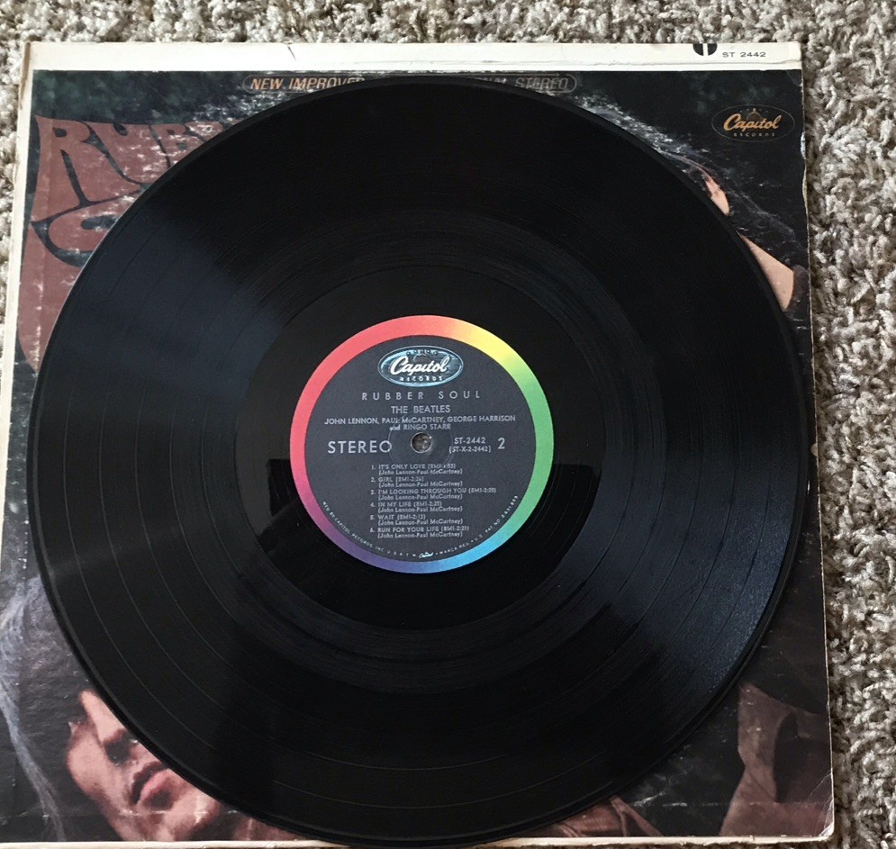 Rubber Soul By The Beatles Vinyl Record
