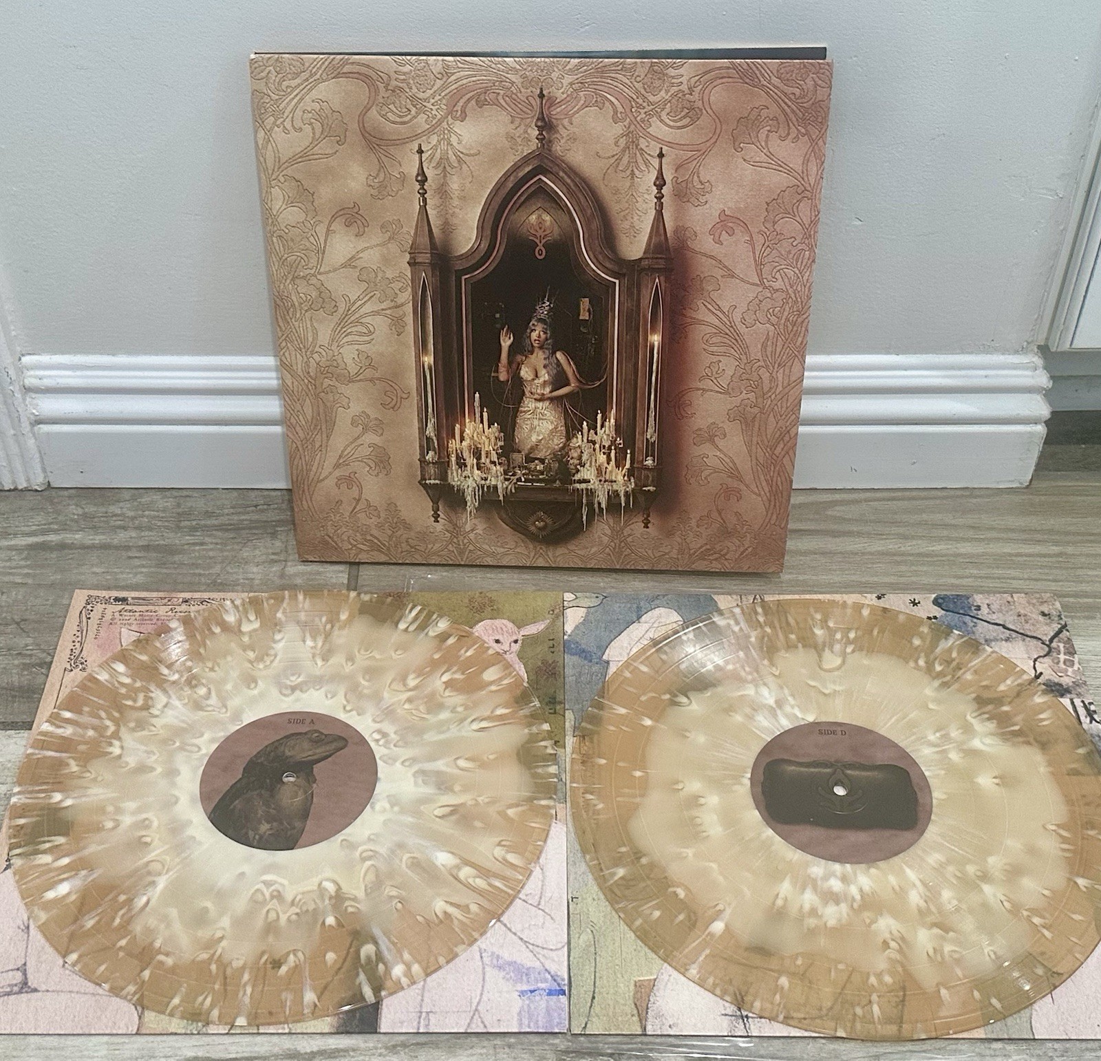 Blood Records X Melanie Martinez Hades White & Ochre Splatter Vinyl Record LP