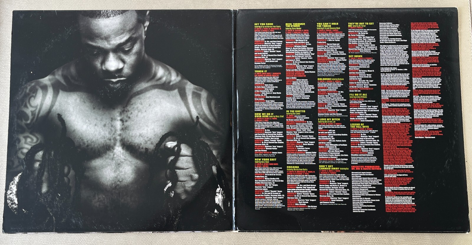 Busta Rhymes The Big Bang 2 LP Vinyl Original Pressing 2006 Aftermath Label USED