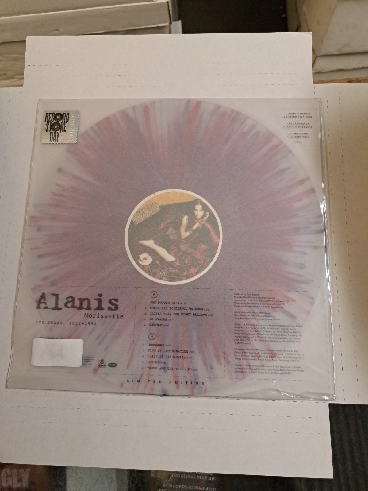 Alanis Morissette – The Demos RSD 2016 1994-1998 Splatter Vinyl LP, Limited