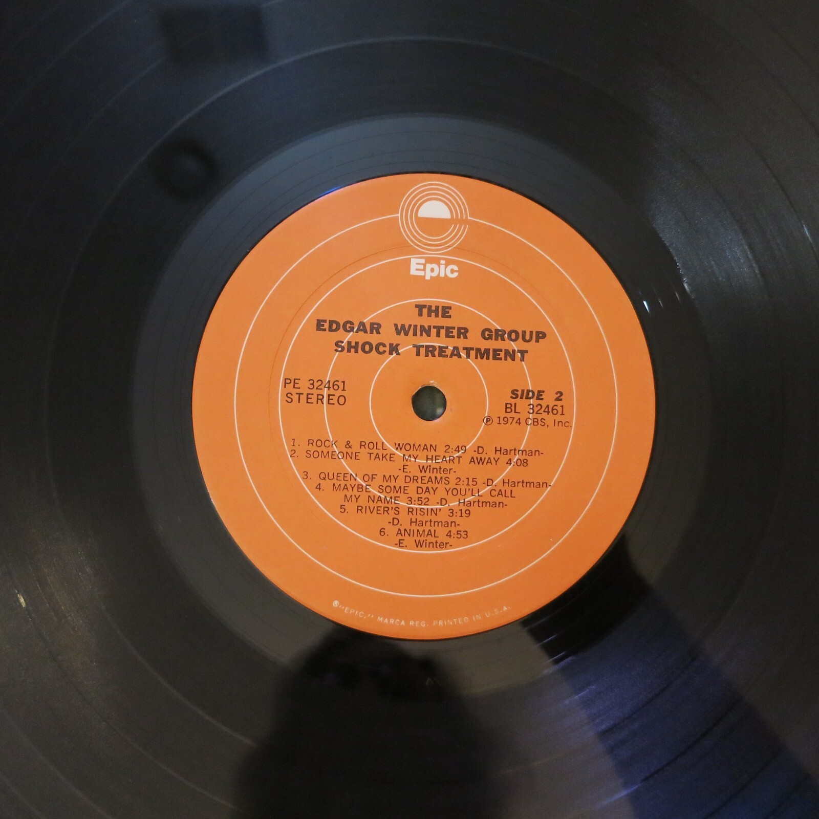 The Edgar Winter Group – Shock Treatment – Epic PE 32461 OG ’74 Hard Rock Blues