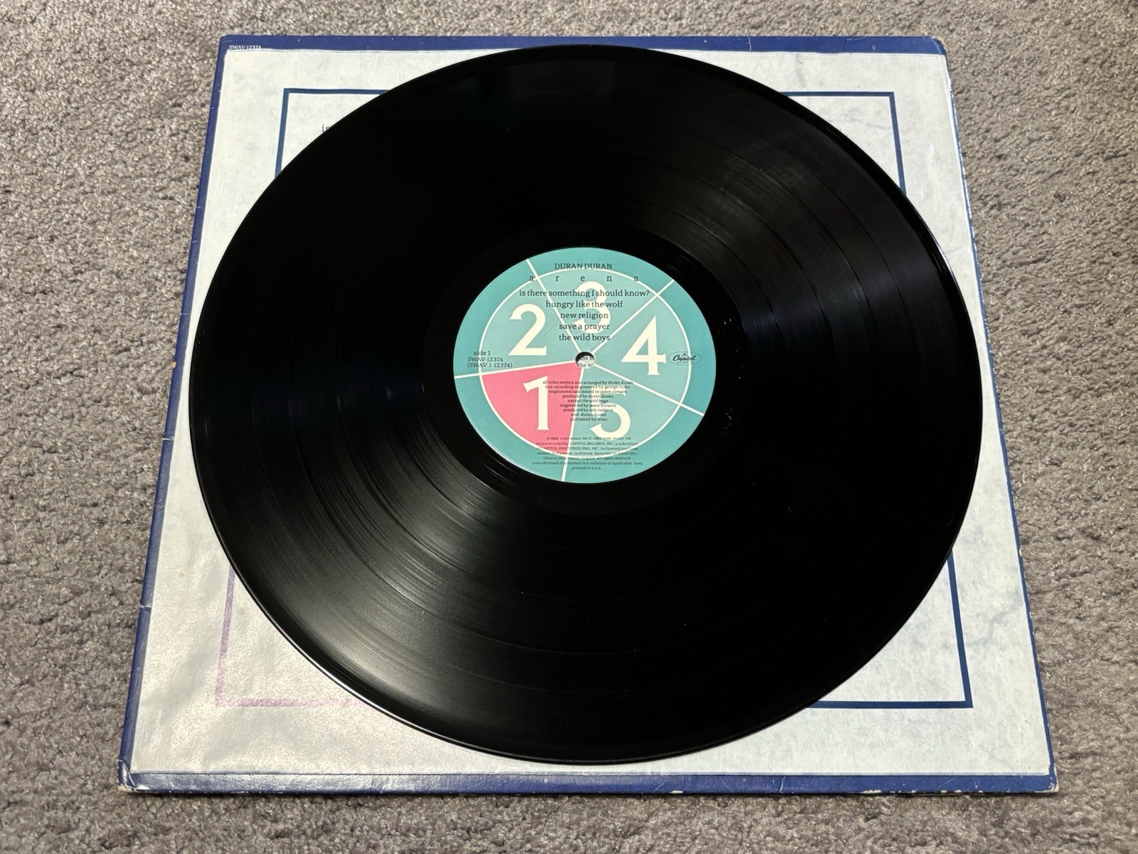 Duran Duran Arena 1984 Capitol Records New Wave Pop Rock 12” Vinyl w/Booklet