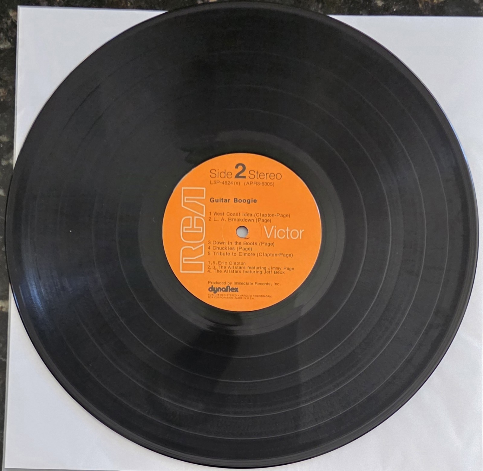 Clapton Beck Page ‎Guitar Boogie 1971 RCA LSP4624 Vinyl LP Vintage Record Blues