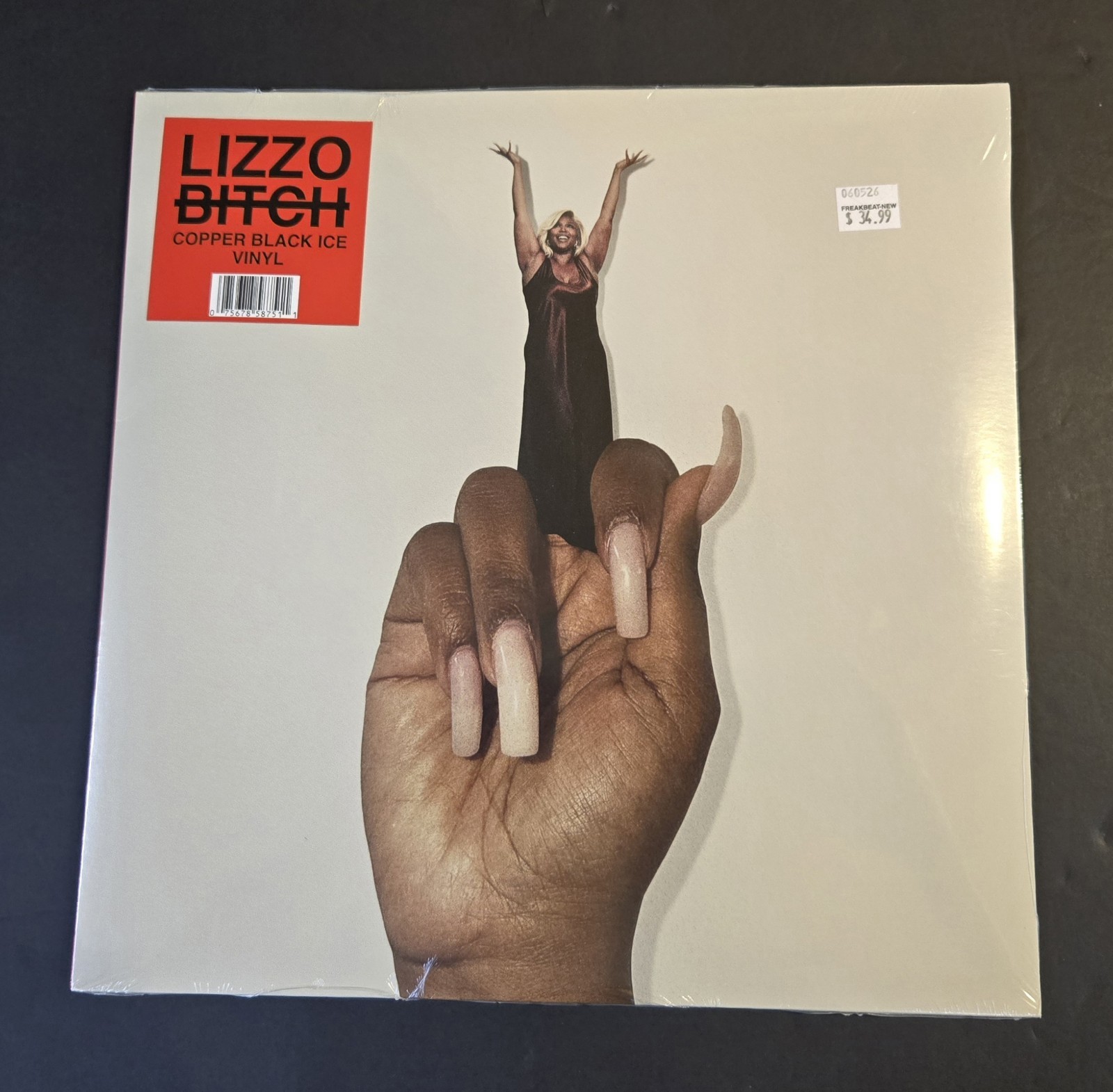 LIZZO Bitch NEW SEALED (LP Copper Black Ice VINYL) Nice Life ATLANTIC