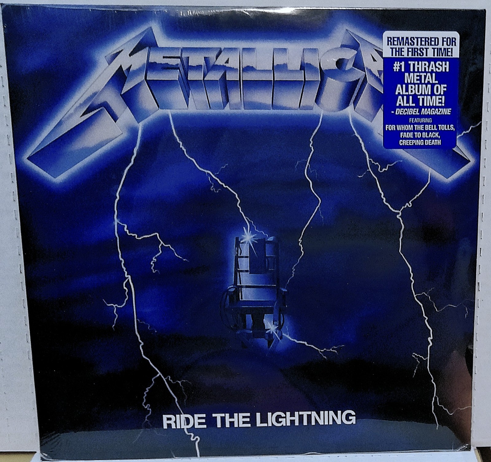 Metallica ‎– Ride The Lightning MINT Vinyl LP, Reissue, Remastered 2022 ROCK