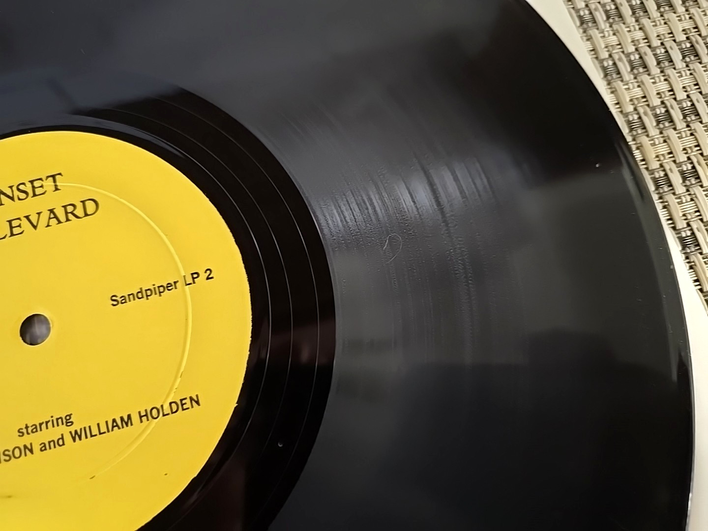 Swanson Holden Sunset Boulevard Radio Performance Record LP2 ~ NM/F ~ FREE SHIP