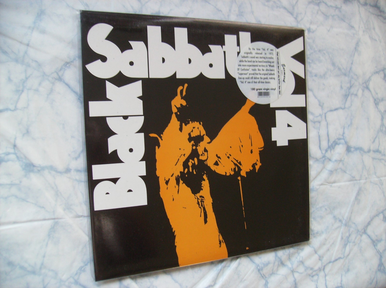 SEALED BLACK SABBATH – VOL 4 LP RARE EARMARK 180 GRAM VIRGIN VINYL Ozzy Osbourne