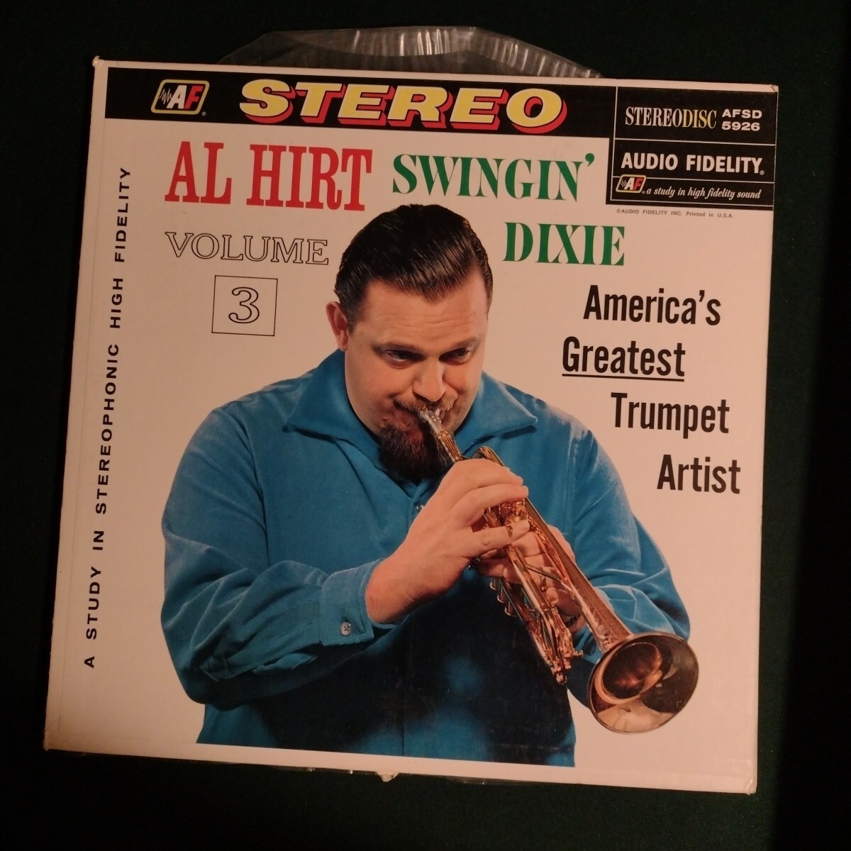 Al Hirt – Swingin’ Dixie Volume 3 (vinyl LP 1960) Audio Fidelity AFSD 5926
