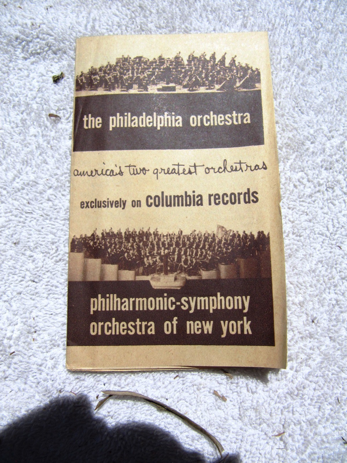 1950 Exclusively on COLUMBIA RECORDS CATALOG Philadelphia New York Philharmonic