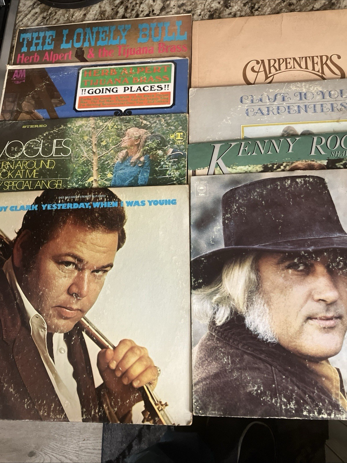 8 Assorted Artists Vinyl LP Records Collection Classic Best Hits FREE SHIPPING