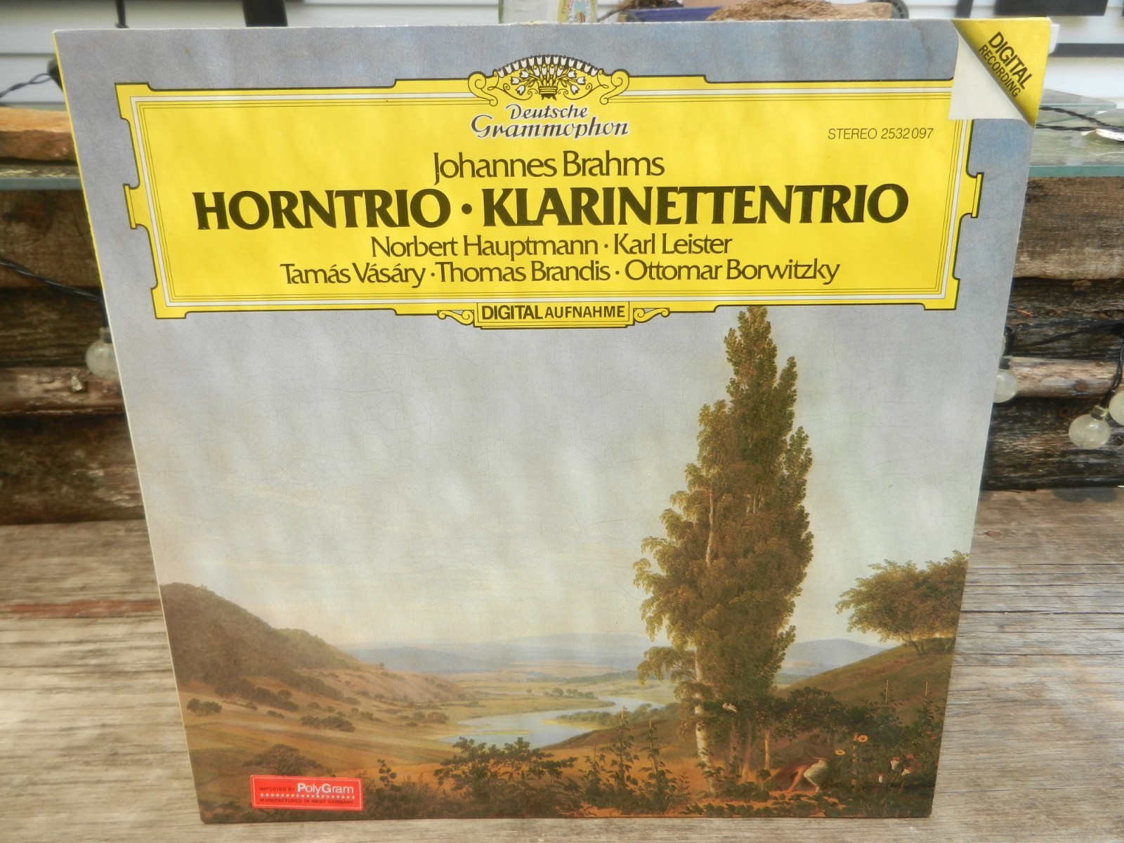 BRAHMS HORNTRIO KLARINETTENTRIO 1983 DEUTSCHE GRAMMOPHON VINYL LP 2532 097