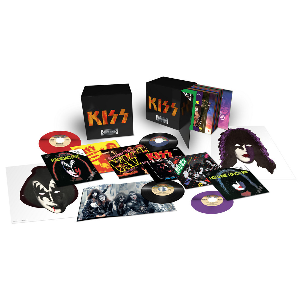 KISS “Shout It Out Loud” Single Box Set Picture sleeve Alive II Aucoin Ace Gene
