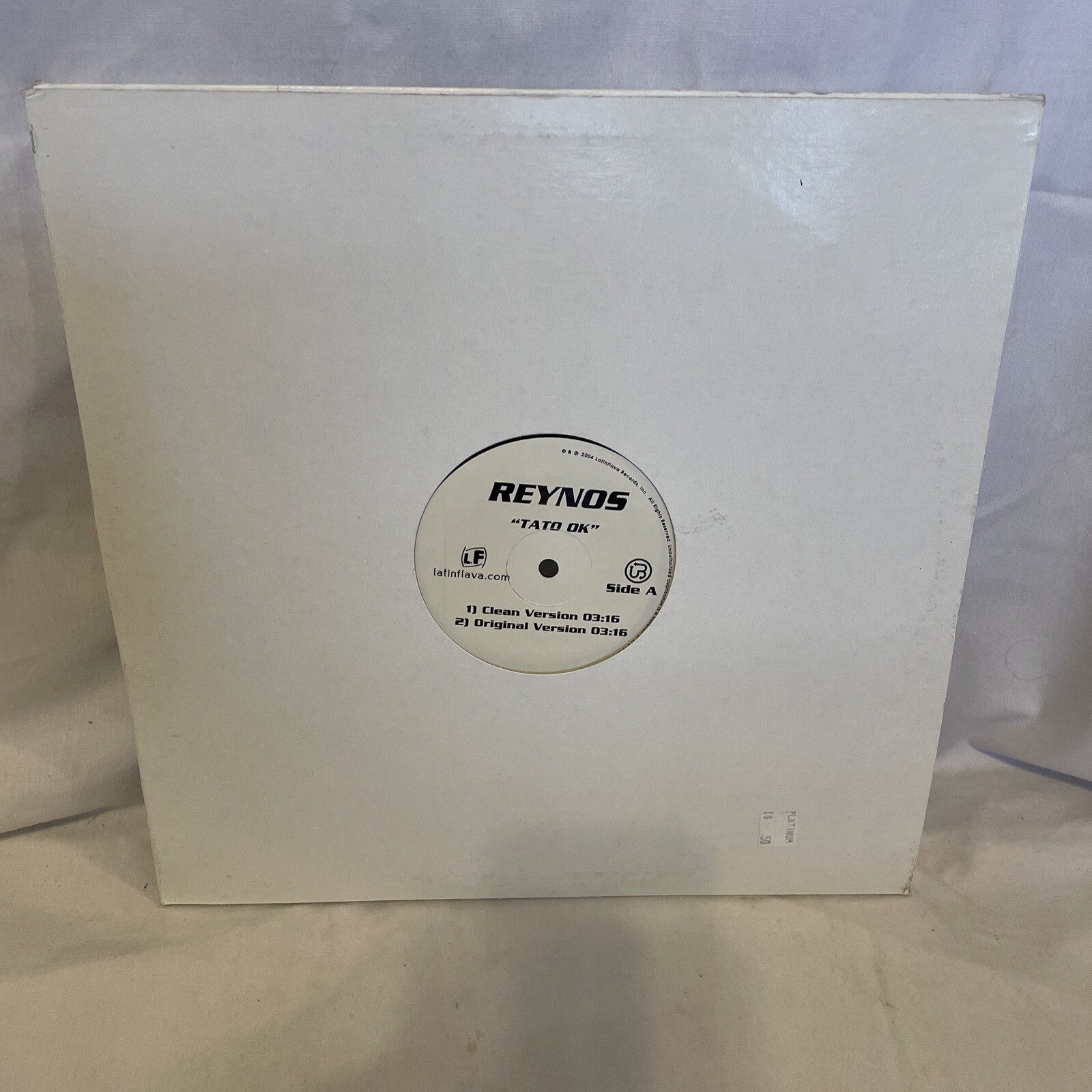 Reynos Tato OK (Vinyl, 2004) Latinflava S 54024 NM Single Hip Hop, Latin