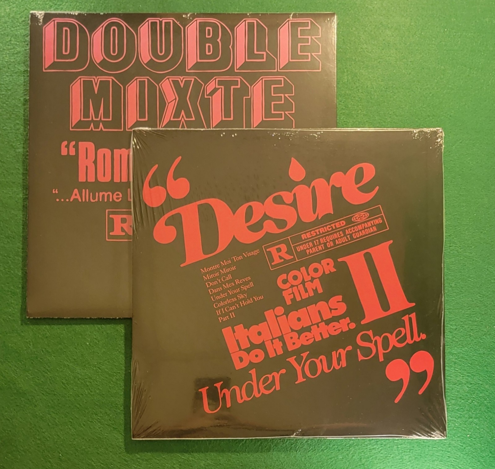 DESIRE II DOUBLE MIXTE ROMANCE NOIRE VINYL LOT ITALIANS DO IT BETTER SEALED