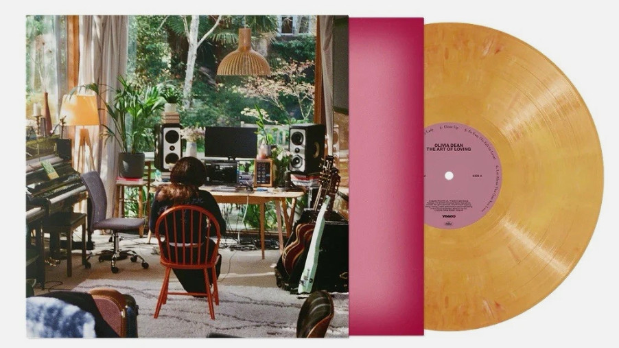 Olivia Dean – The Art of Loving D2C Alt Art LP Orange Vinyl – Brand New In Hand