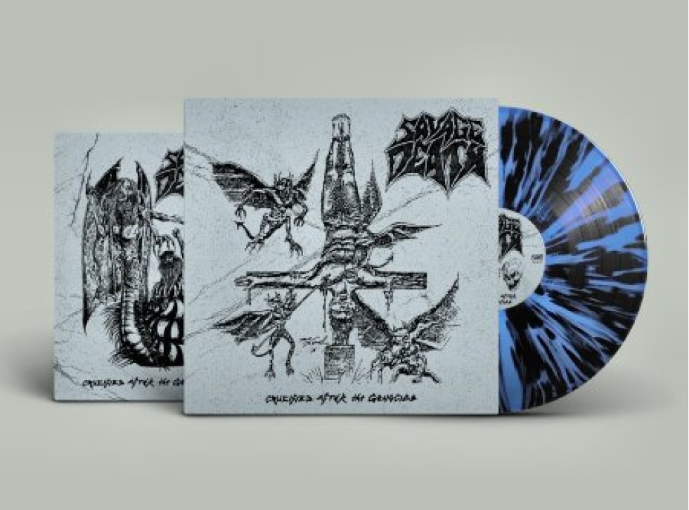 Savage Death Crucified after the genocide F.O.A.D. LP Splatter Vinyl