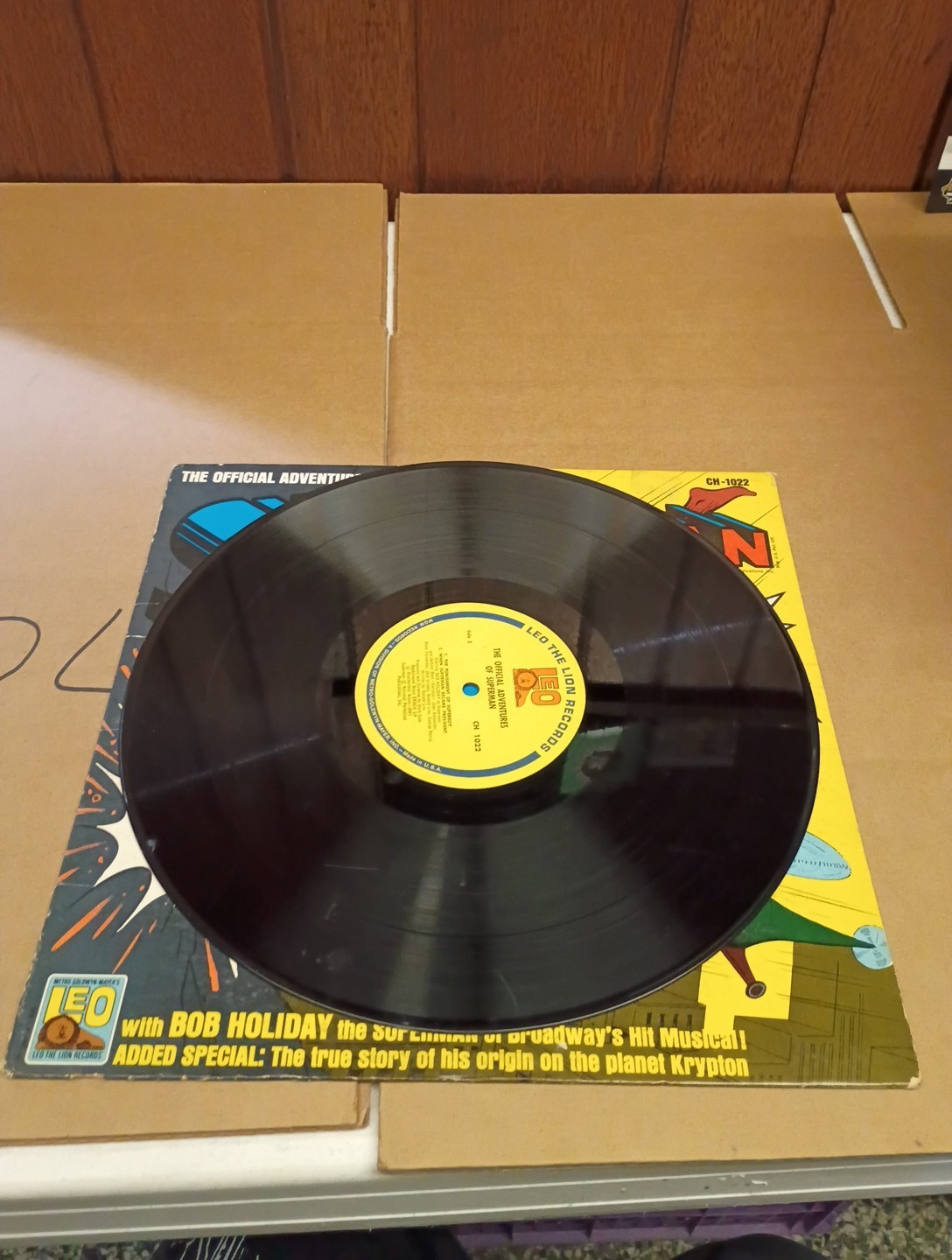 The Official Adventures–Superman LP 1966 LEO THE LION/MGM CH-1022