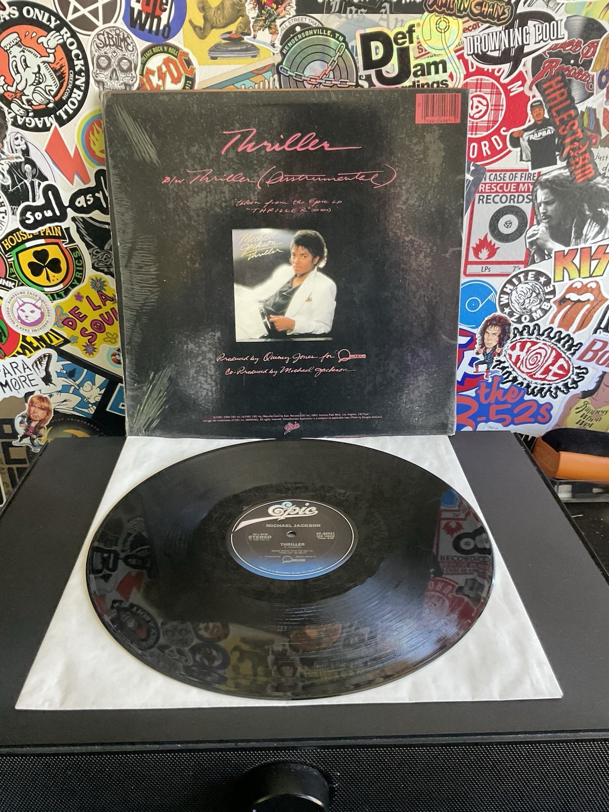 MICHAEL JACKSON Thriller 12” SINGLE VG++ VINYL IN SHRINK