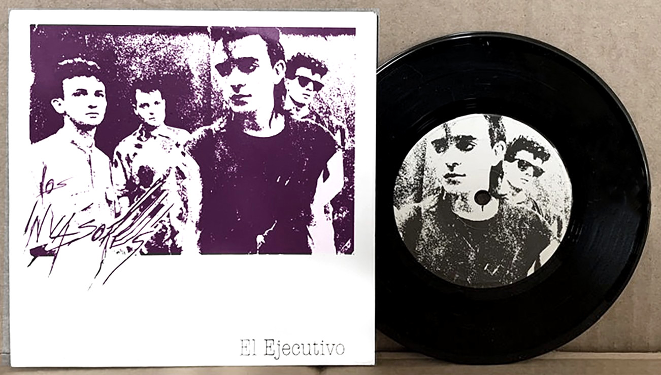 LOS INVASORES 45 El Ejecutivo +3 Uruguay 80s Punk Rock DIY Mint EP 7″ Rare ♫
