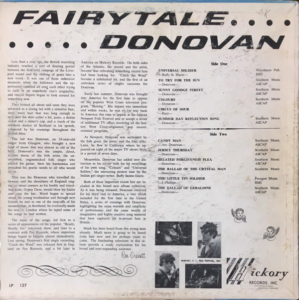 Donovan – Fairytale (LP) (Good Plus (G+)) – 4076171608