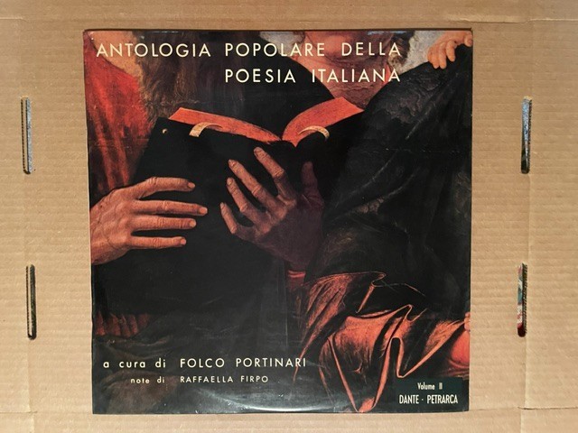 ANTOLOGIA POPOLARE DELLA POESIA ITALIANA – Il quattrocento LP Italian poetry