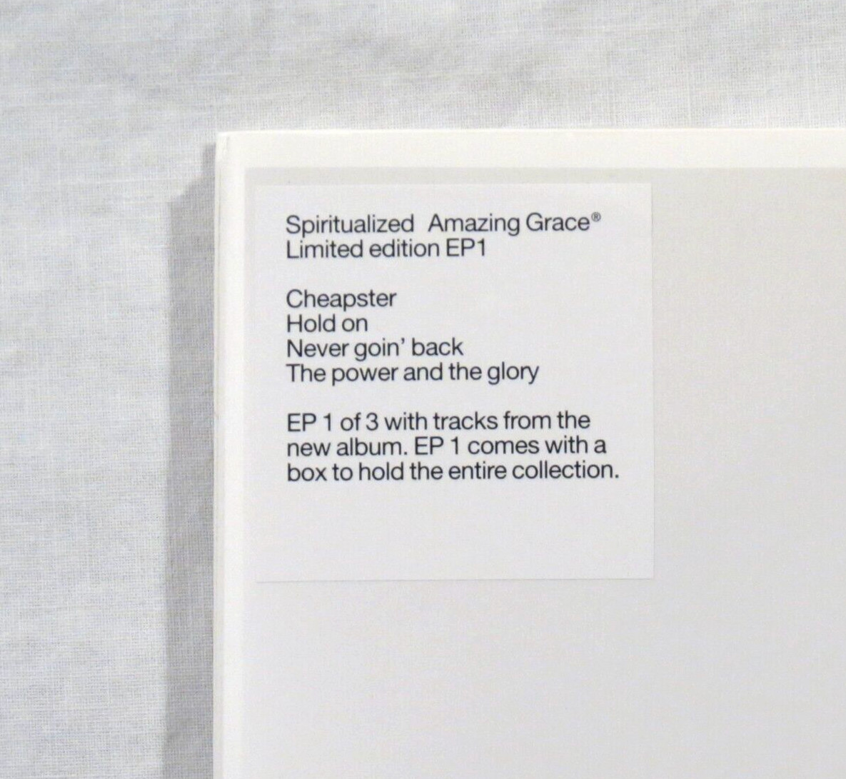 SPIRITUALIZED Amazing Grace 2003 Ltd. Ed. UK 3 x EP box NM Jason Pierce
