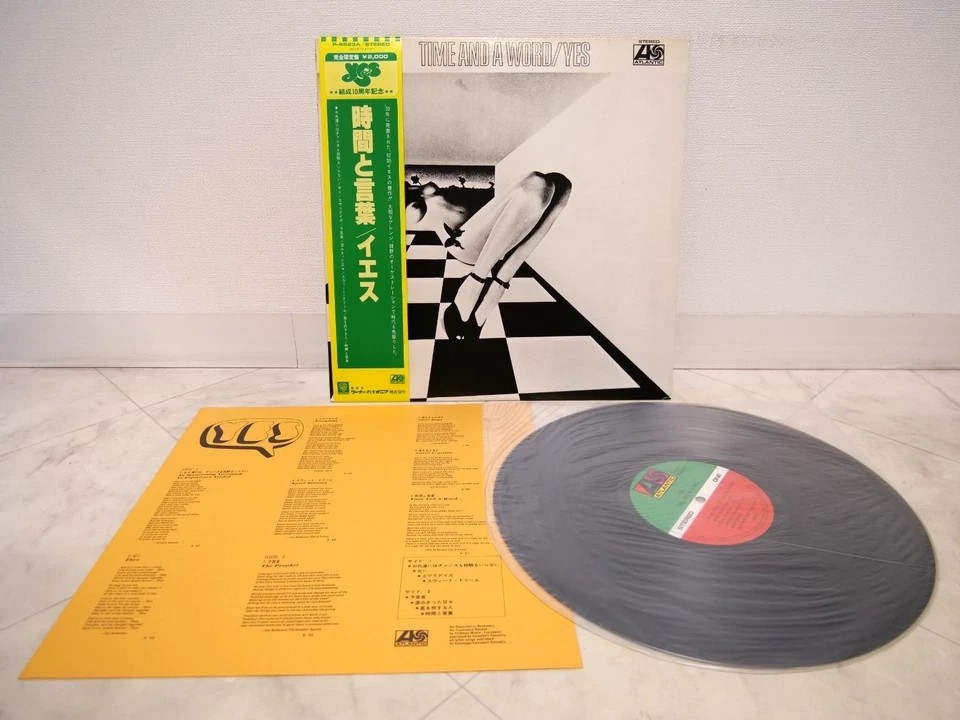 YES / TIME AND A WORD JAPAN ISSUE LP W/OBI, INSERT