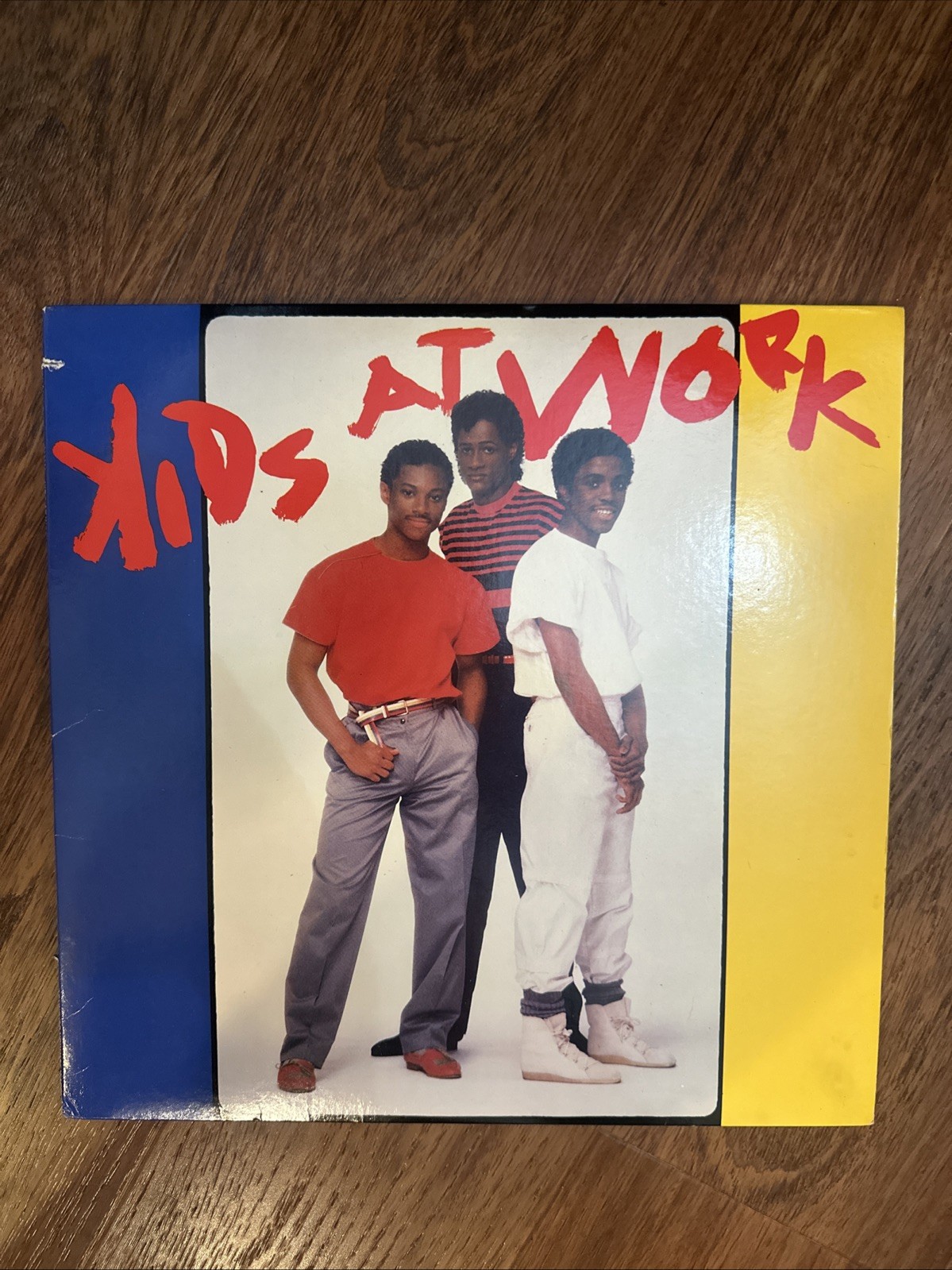 Kids At Work Self Titled LP Vinyl 1984 Sound of New York Teddy Riley VG