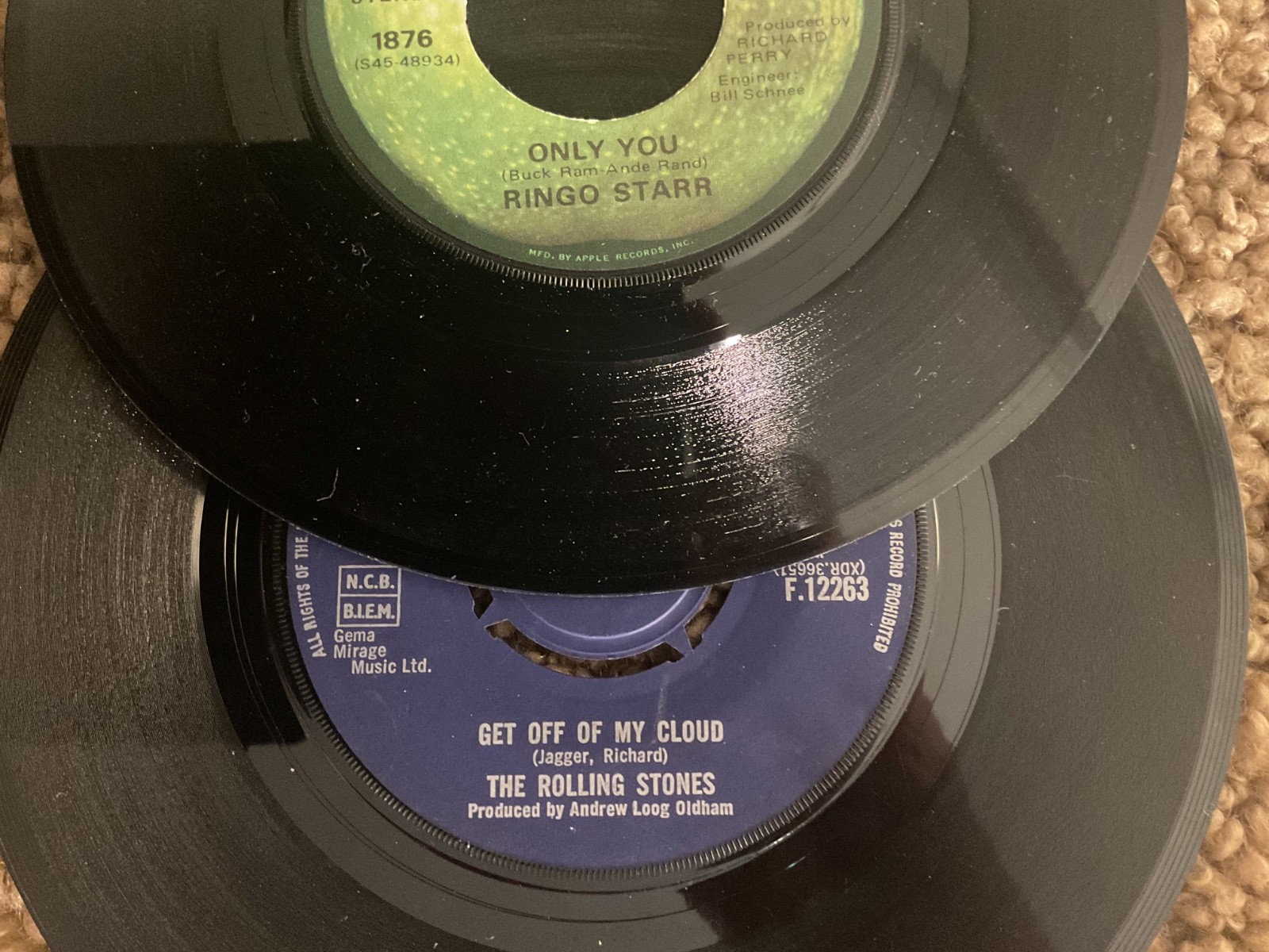 50 Great Jukebox Rock 45s 60s 70s 80s SEE PHOTOS Stones WHO Doors ELTON BeachBoy