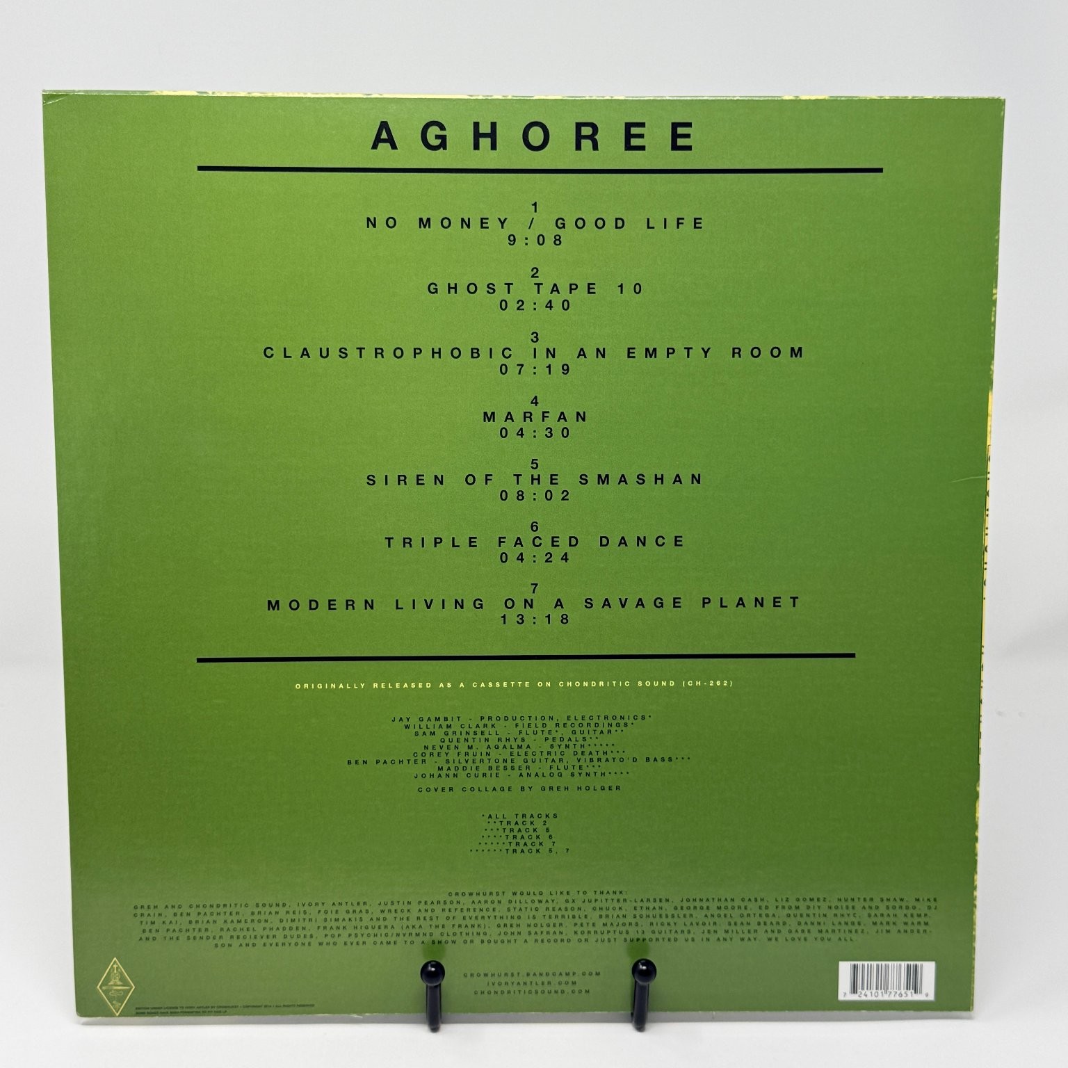 Crowhurst – Aghoree LP Record 2019 Chondritic Sound Industrial Noise 33 RPM