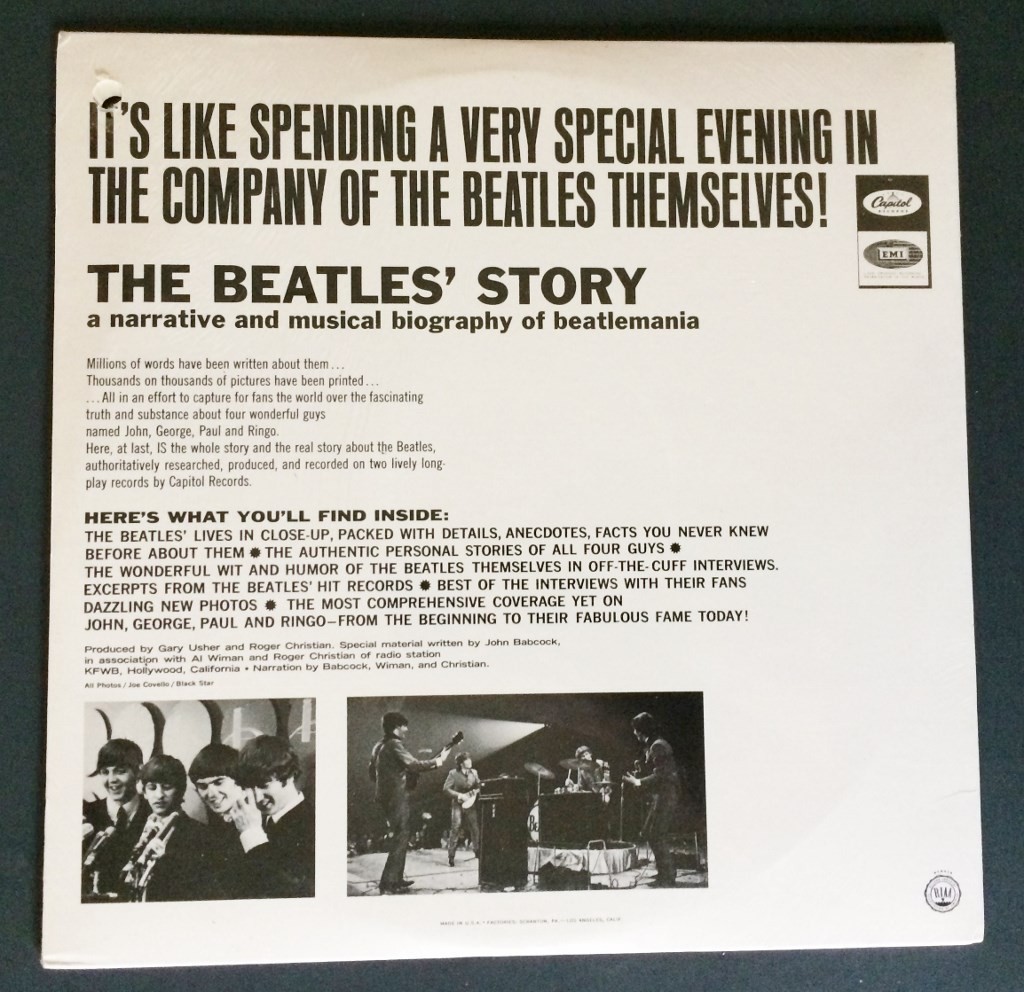 Beatles 2 LP Set, Capitol Records, Gatefold, “The Beatles Story” – SEALED/MINT
