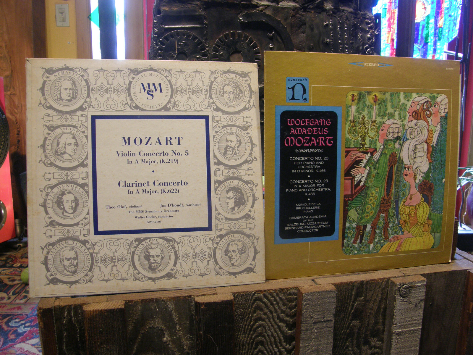 Mozart Violin Concerto No. 5 Clarinet Concerto Mozart Nonesuch No. 20 NM Lp ##