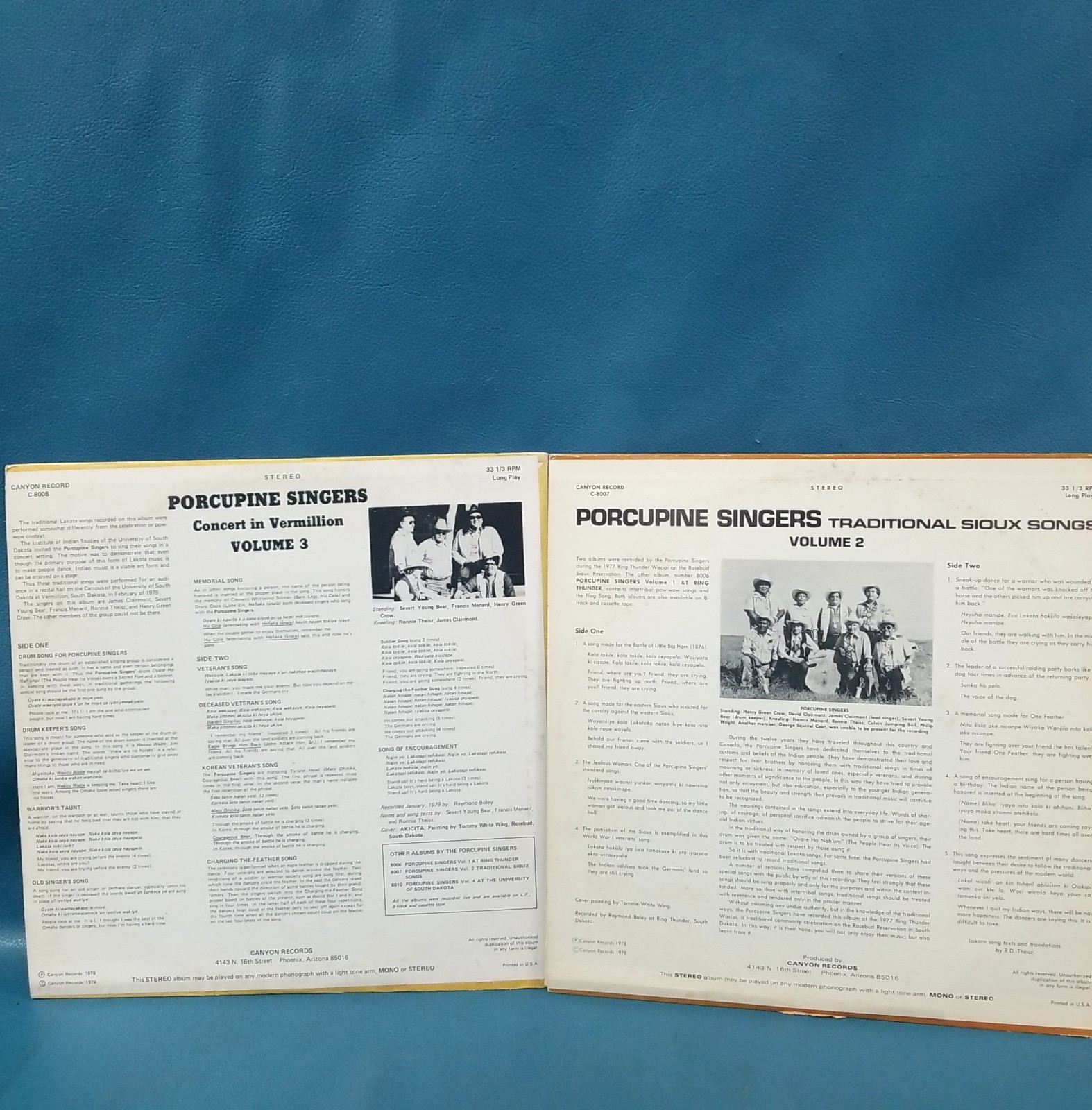VTG Lot Of 6 Native American Tribal Folk 12″ LPs