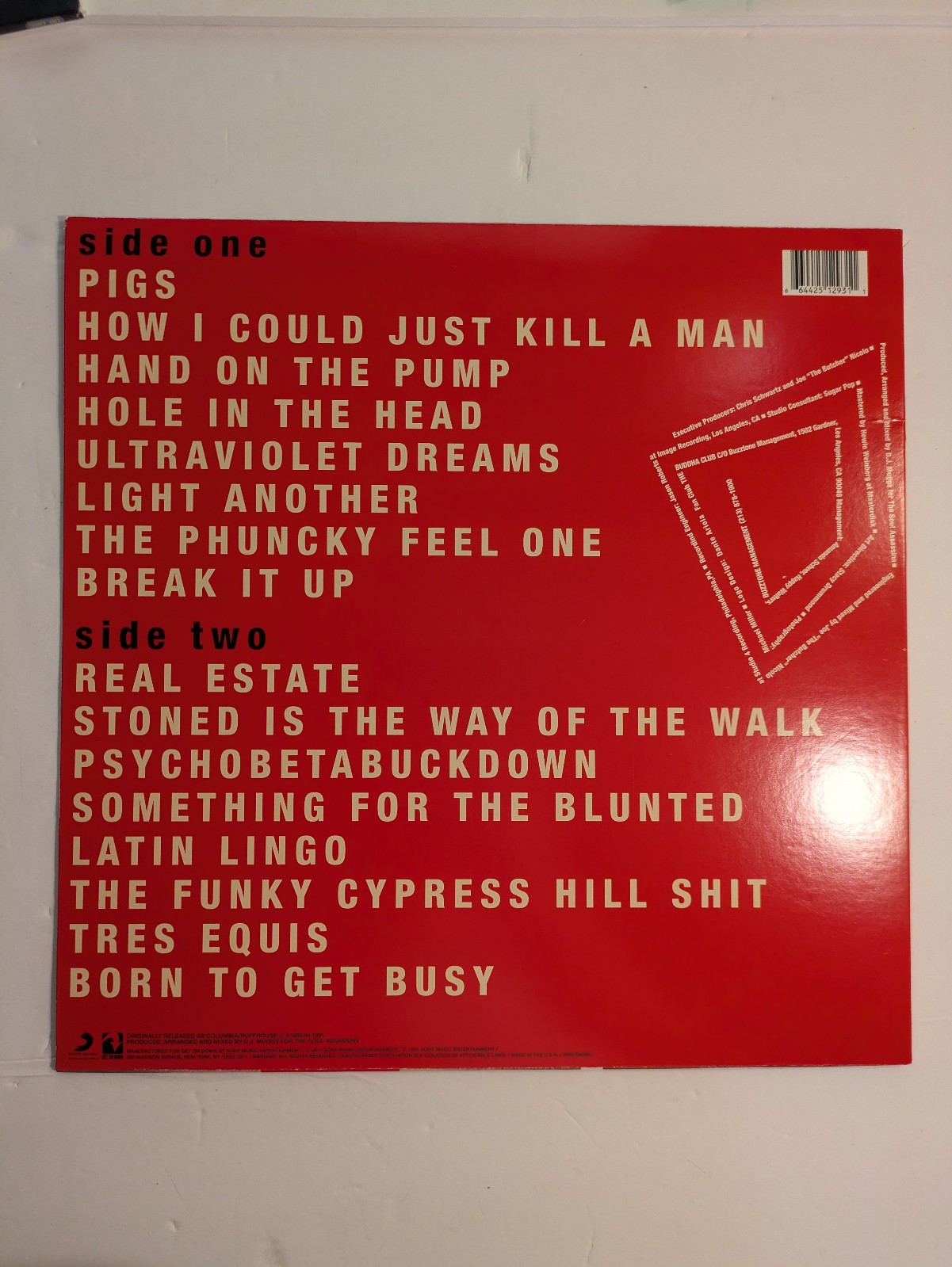 Cypress Hill Get On Down 2011 Reissue, Remastered, Special Edition, Red ; Mint