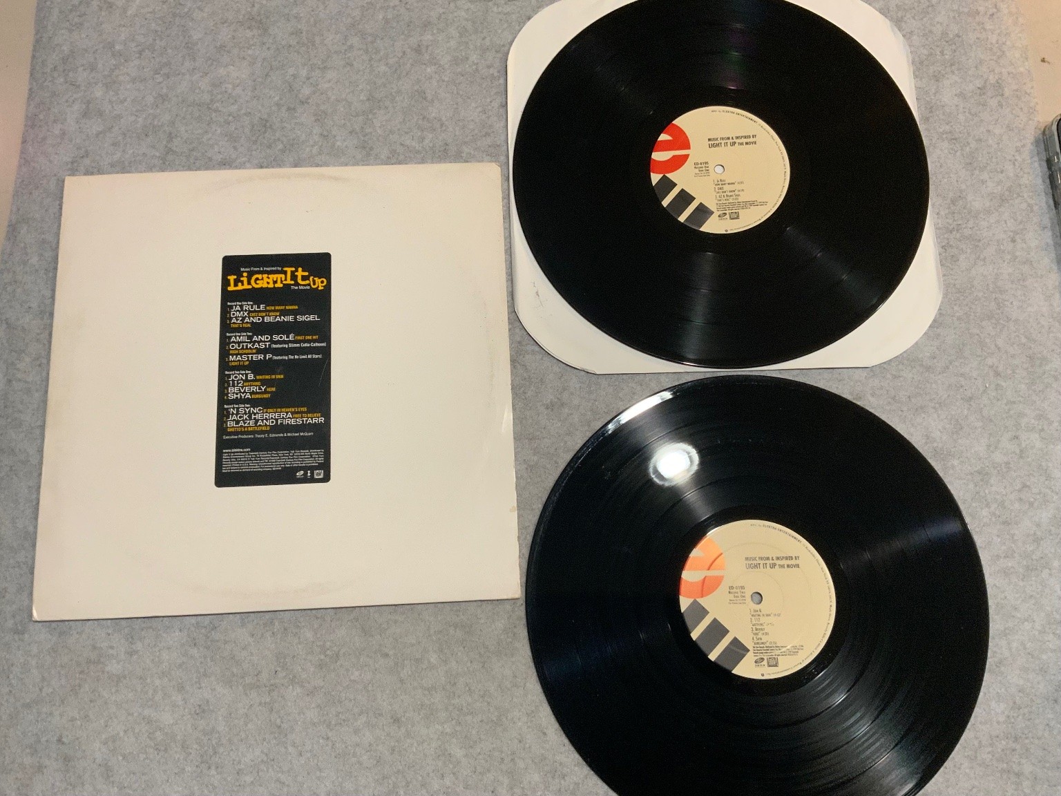 Light It Up Soundtrack 12″ Vinyl Record 1999 Promo Elektra Hip-Hop 33RPM