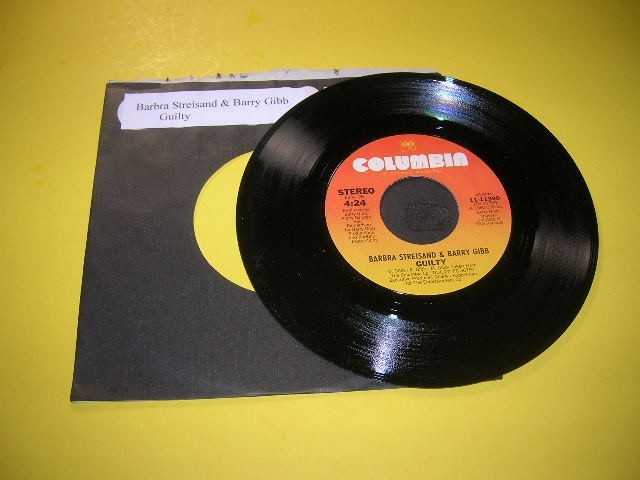 Pop 45 – Barbra Streisand & Barry Gibb – Guilty – 1980