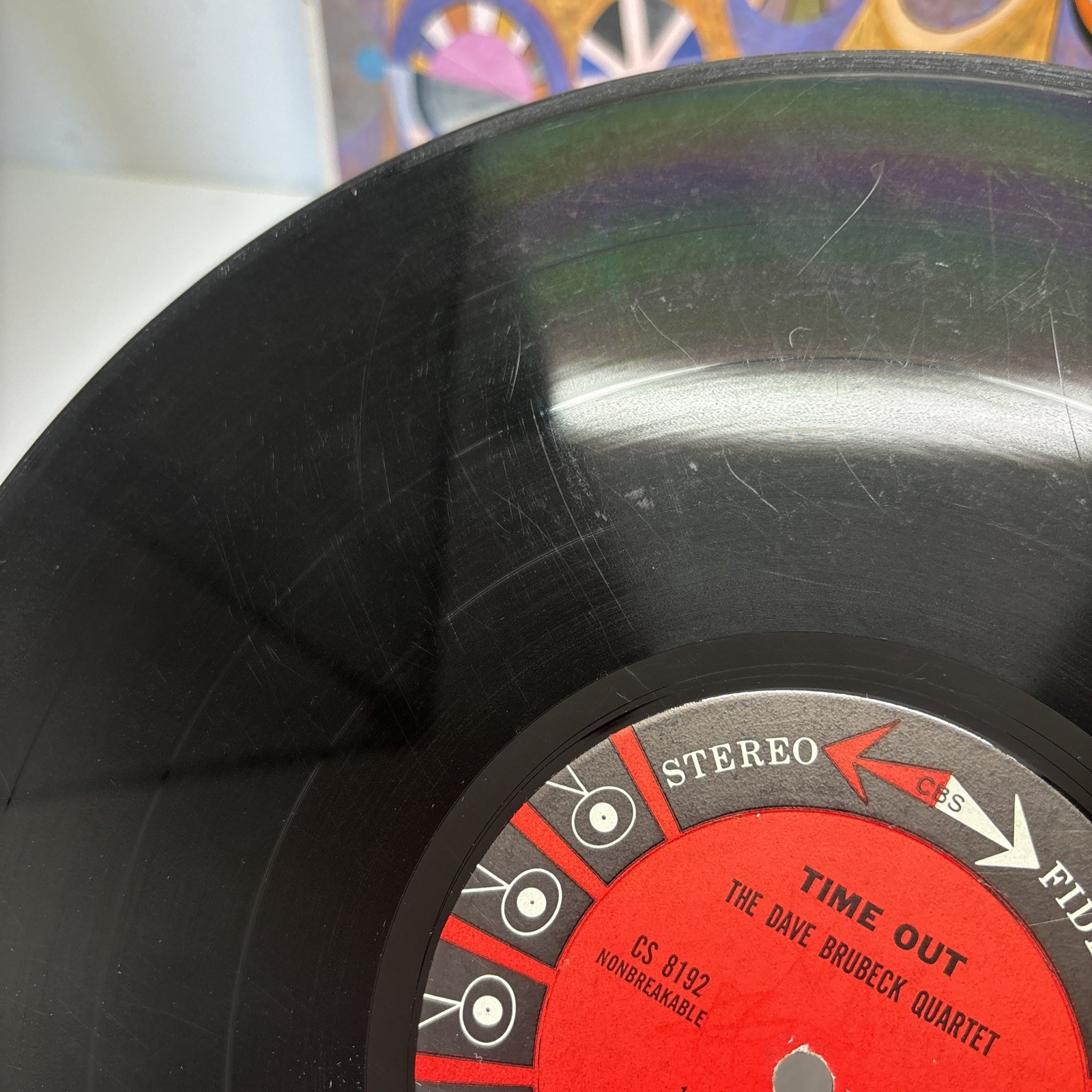 The Dave Brubeck Quartet Time Out Vinyl LP 1961 Columbia CS 8192